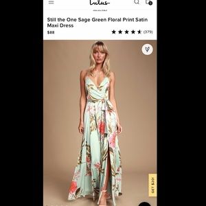 Lulus maxi dress never worn